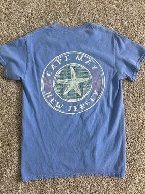 Blue 84 Light Blue Cape May Starfish Pocket Tee
